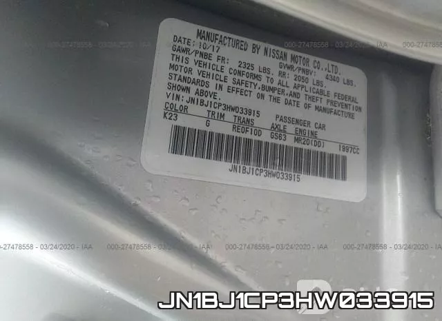 JN1BJ1CP3HW033915 фото 10