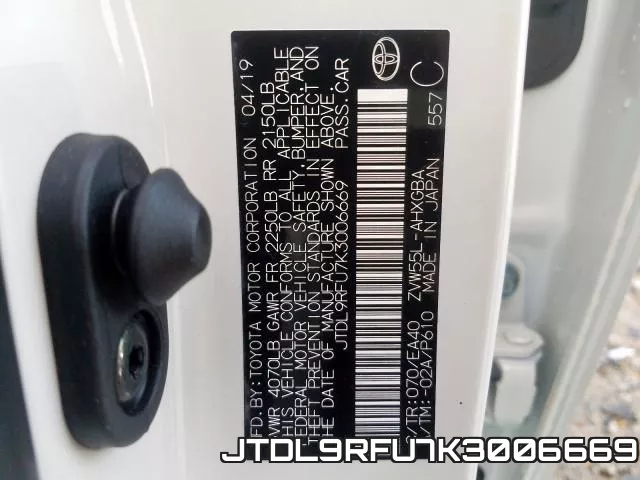 JTDL9RFU7K3006669 фото 2