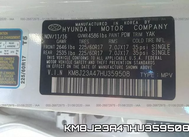 KM8J23A47HU359508 фото 10
