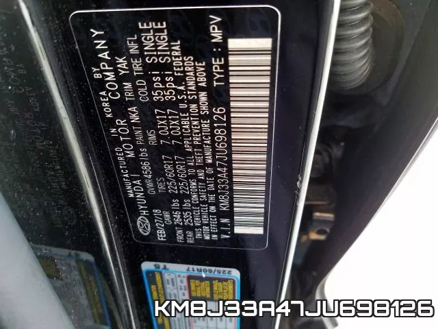 KM8J33A47JU698126 фото 2