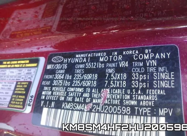 KM8SM4HF2HU200598 фото 10