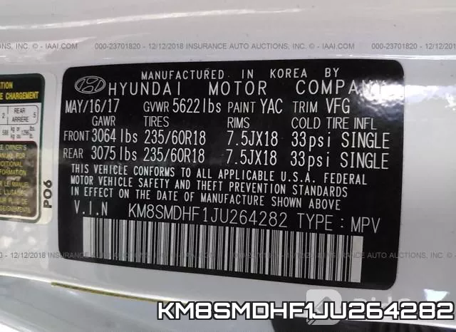 KM8SMDHF1JU264282 фото 10