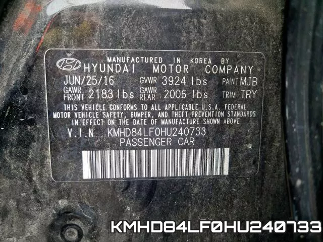 KMHD84LF0HU240733 фото 2