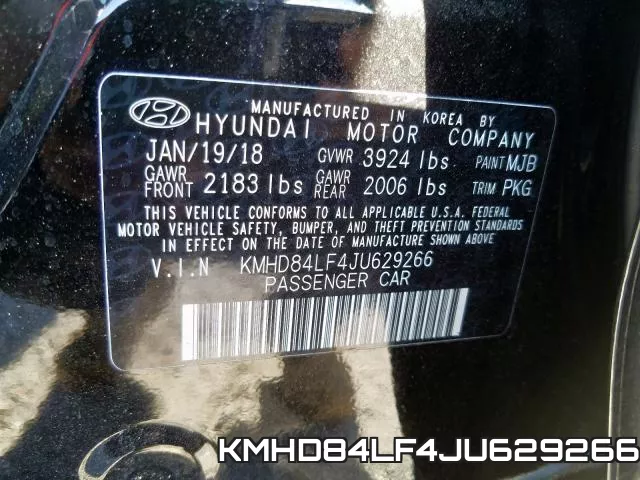 KMHD84LF4JU629266 фото 2