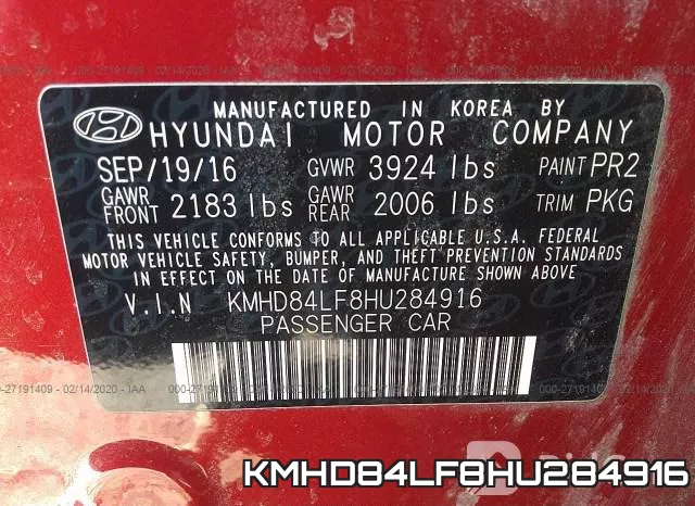 KMHD84LF8HU284916 фото 10