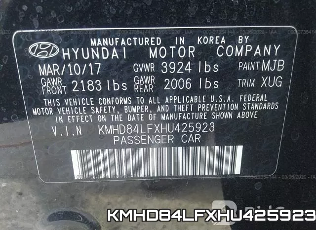 KMHD84LFXHU425923 фото 10