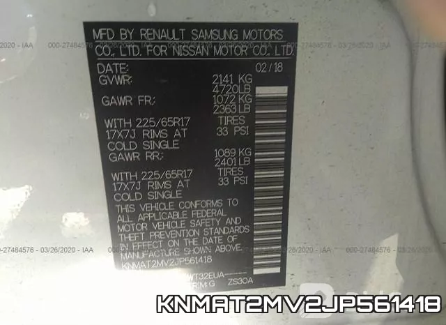 KNMAT2MV2JP561418 фото 10