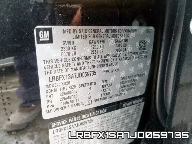 LRBFX1SA7JD059735 фото 2