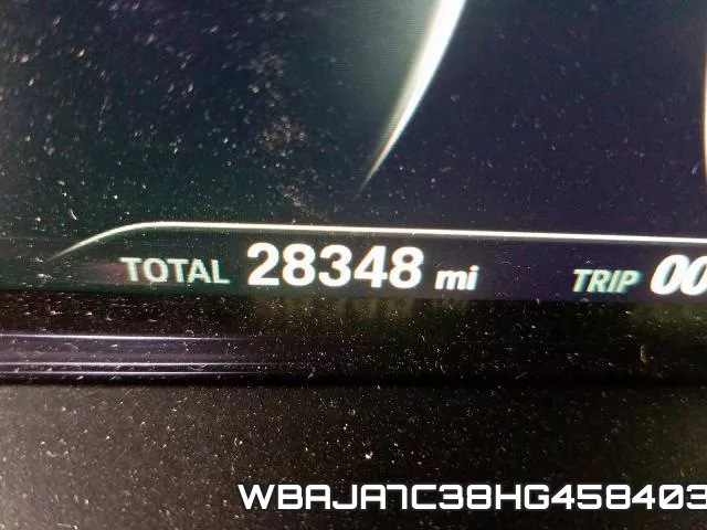 WBAJA7C38HG458403 фото 9