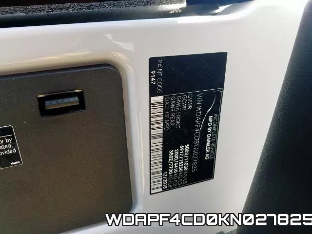 WDAPF4CD0KN027825 фото 2