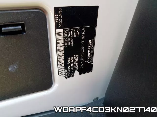 WDAPF4CD3KN027740 фото 2