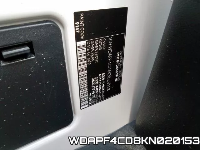 WDAPF4CD8KN020153 фото 2