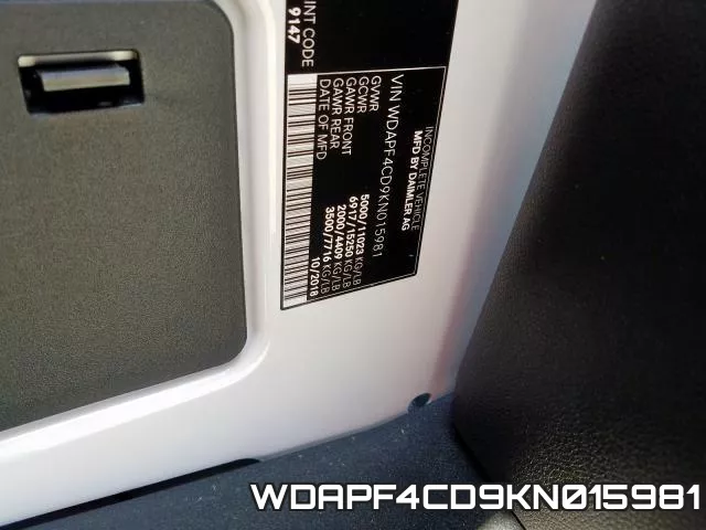 WDAPF4CD9KN015981 фото 2