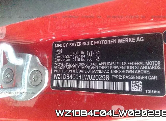 WZ1DB4C04LW020298 фото 10