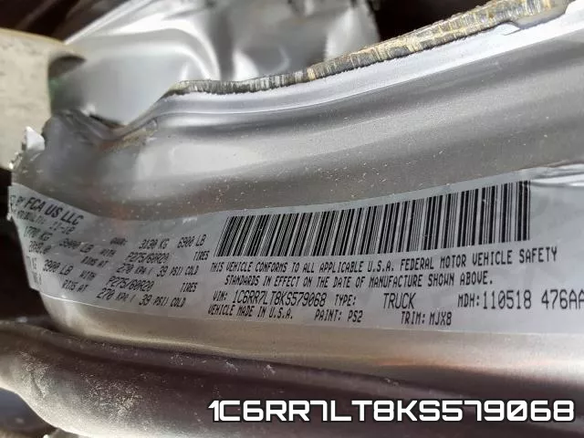1C6RR7LT8KS579068 фото 2
