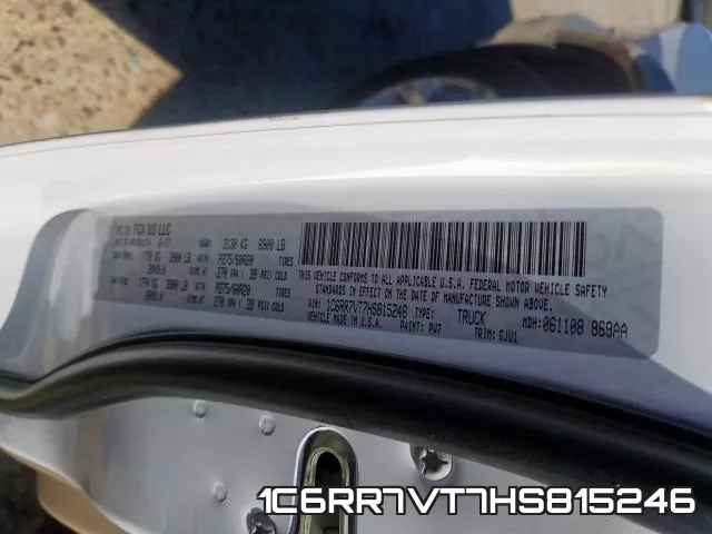 1C6RR7VT7HS815246 фото 2