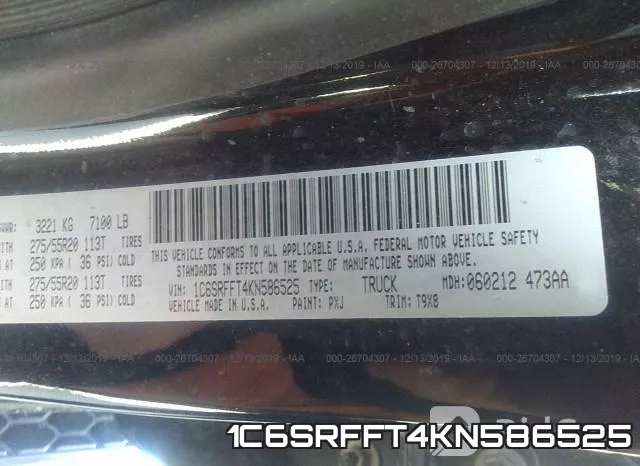 1C6SRFFT4KN586525 фото 10