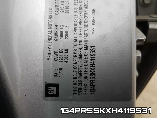 1G4PR5SKXH4119531 фото 2