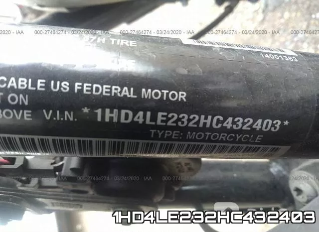 1HD4LE232HC432403 фото 2