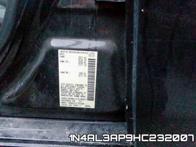 1N4AL3AP9HC232007 фото 2