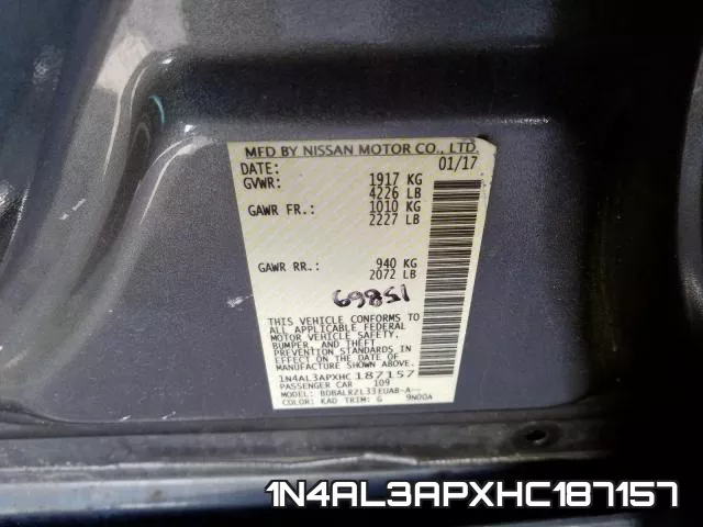 1N4AL3APXHC187157 фото 2