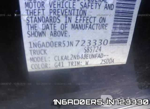 1N6AD0ER5JN723330 фото 10