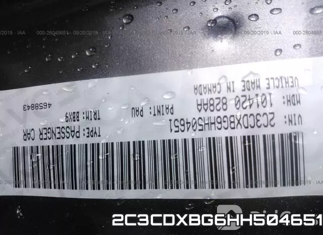 2C3CDXBG6HH504651 фото 10