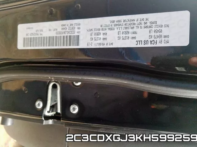 2C3CDXGJ3KH599259 фото 2
