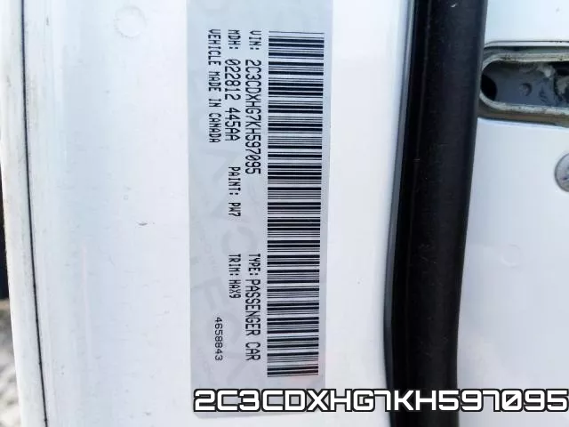 2C3CDXHG7KH597095 фото 2