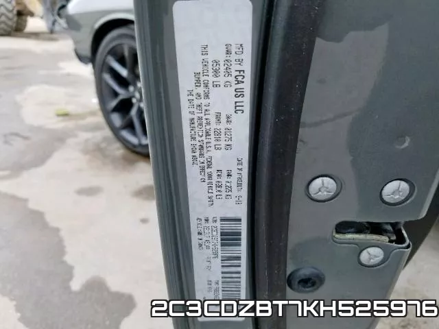 2C3CDZBT7KH525976 фото 2