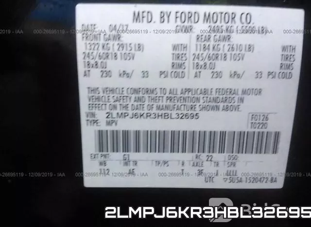 2LMPJ6KR3HBL32695 фото 10