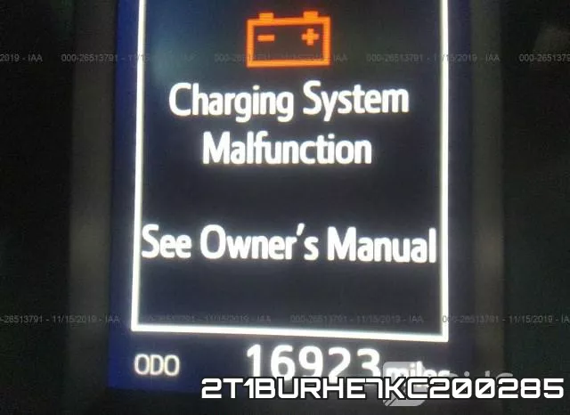 2T1BURHE7KC200285 фото 8