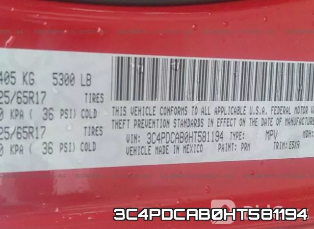 3C4PDCAB0HT581194 фото 10