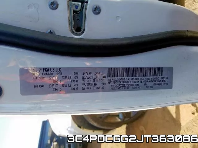 3C4PDCGG2JT363086 фото 2