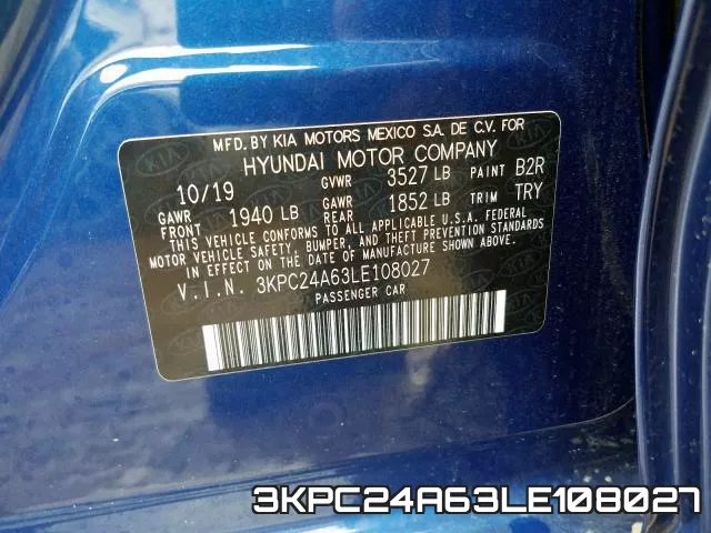 3KPC24A63LE108027 фото 2