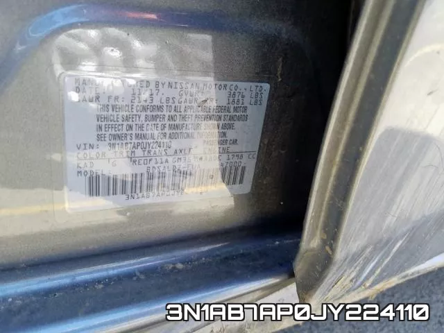 3N1AB7AP0JY224110 фото 2