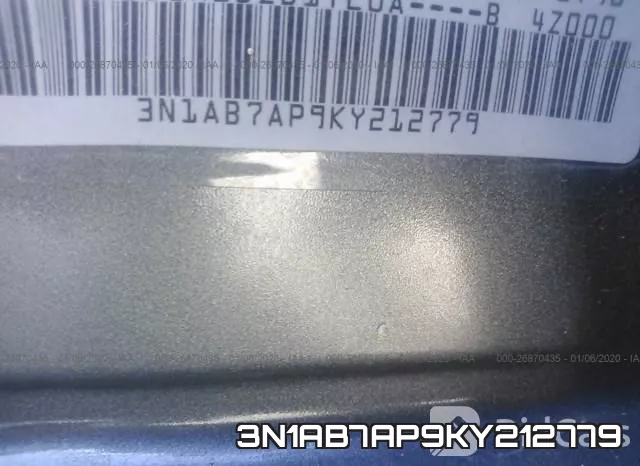 3N1AB7AP9KY212779 фото 10