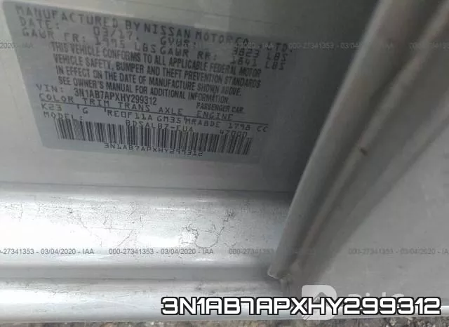 3N1AB7APXHY299312 фото 10