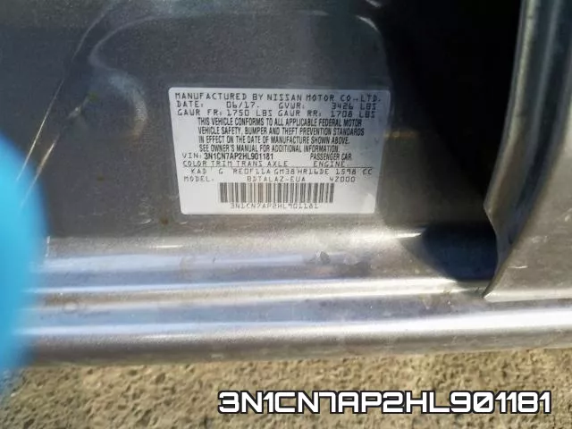 3N1CN7AP2HL901181 фото 2