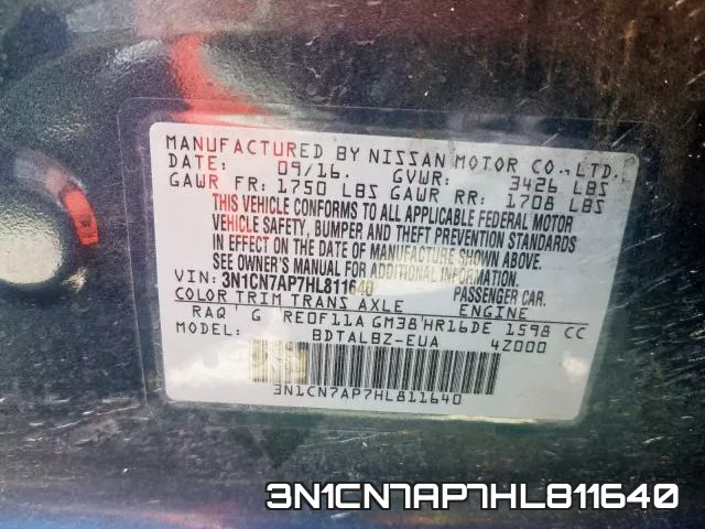 3N1CN7AP7HL811640 фото 2