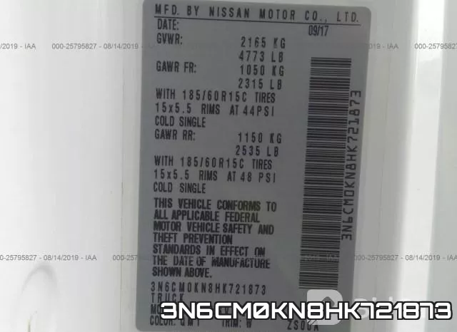 3N6CM0KN8HK721873 фото 10