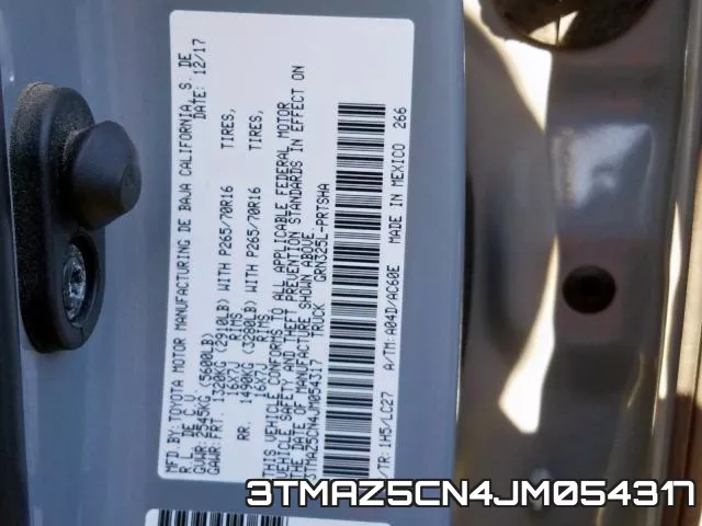 3TMAZ5CN4JM054317 фото 2