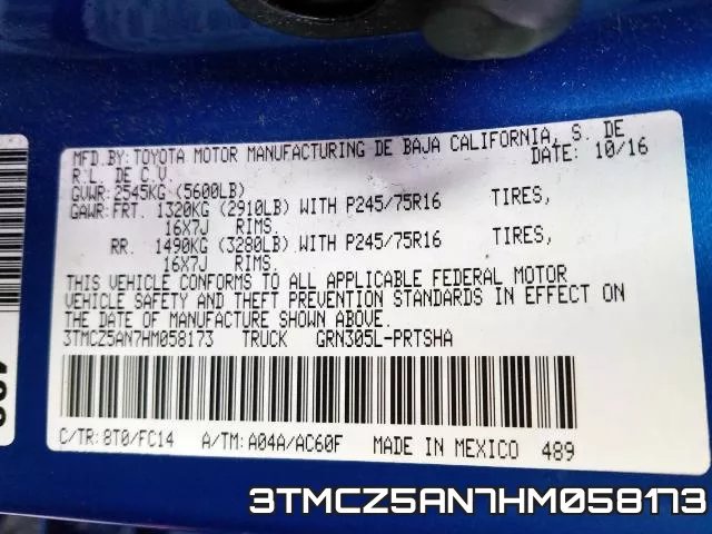 3TMCZ5AN7HM058173 фото 2