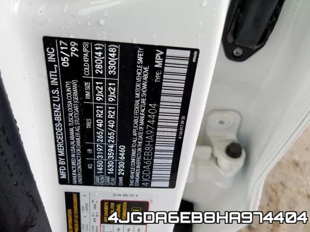 4JGDA6EB8HA974404 фото 2