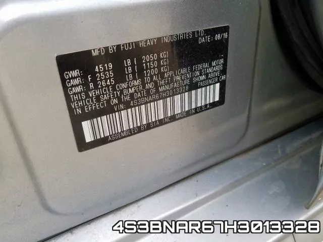 4S3BNAR67H3013328 фото 2