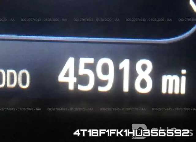4T1BF1FK1HU356592 фото 8