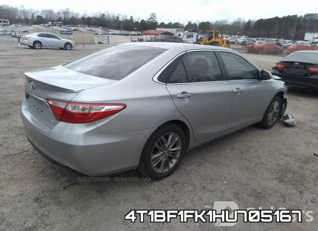 4T1BF1FK1HU705167 фото 5
