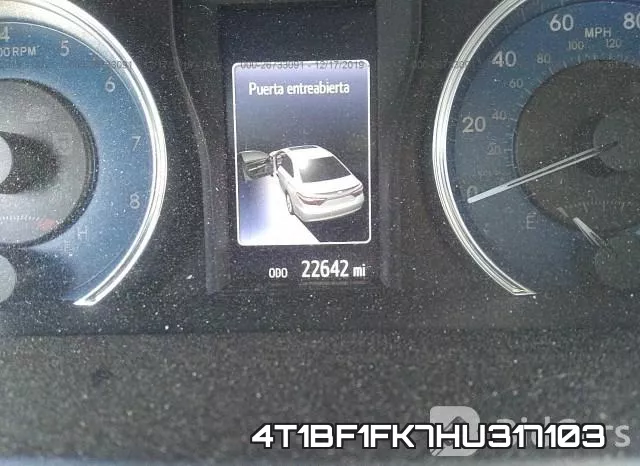 4T1BF1FK7HU317103 фото 8