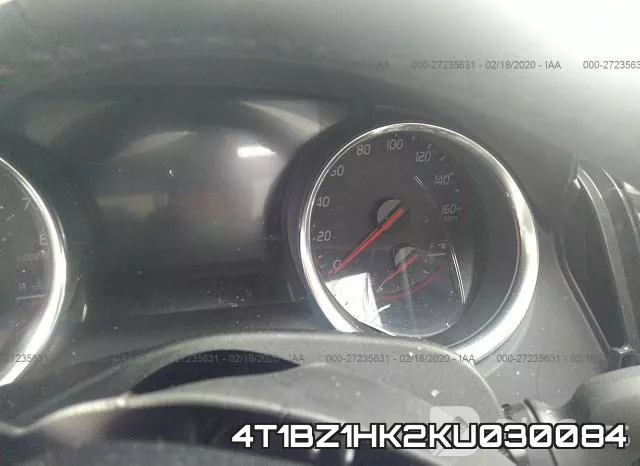 4T1BZ1HK2KU030084 фото 8