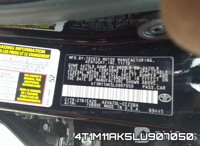 4T1M11AK5LU907050 фото 10